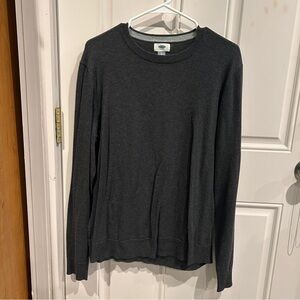 Old Navy Men's Charcoal Crewneck Sweater